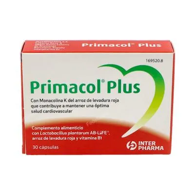 Primacol plus 30 cápsulas, Interpharma