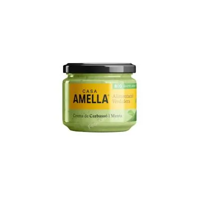 Bowl de crema calabacin con menta s/g s/l sin aditivo bajo en sal BIO 260 g, Casa Amella