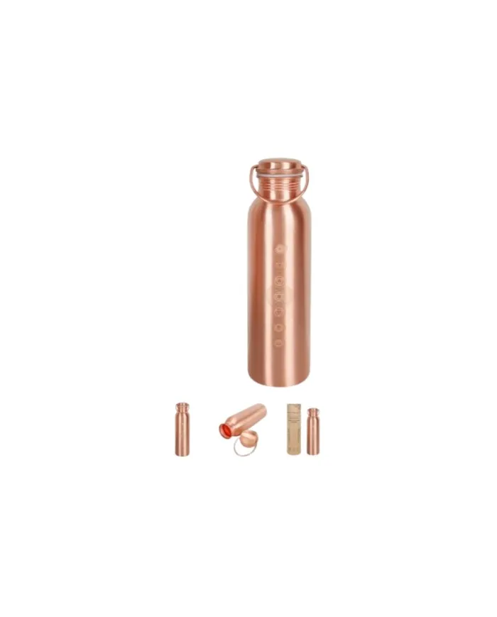 Botella cobre chakras 950 ml, Indiaveda