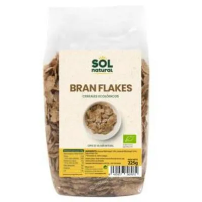 Bran flakes copos de trigo BIO 225 g, Solnatural