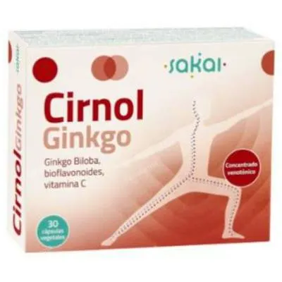 Cirnol ginkgo 30 cápsulas, Sakai