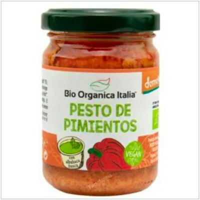 Pesto aux poivrons BIO 140 g, Bio Organica Italia