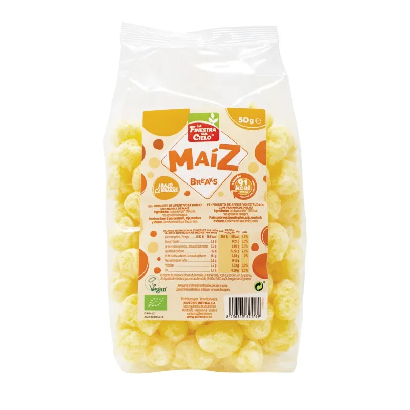 Break de maiz la sul cielo 50 g, Finestra