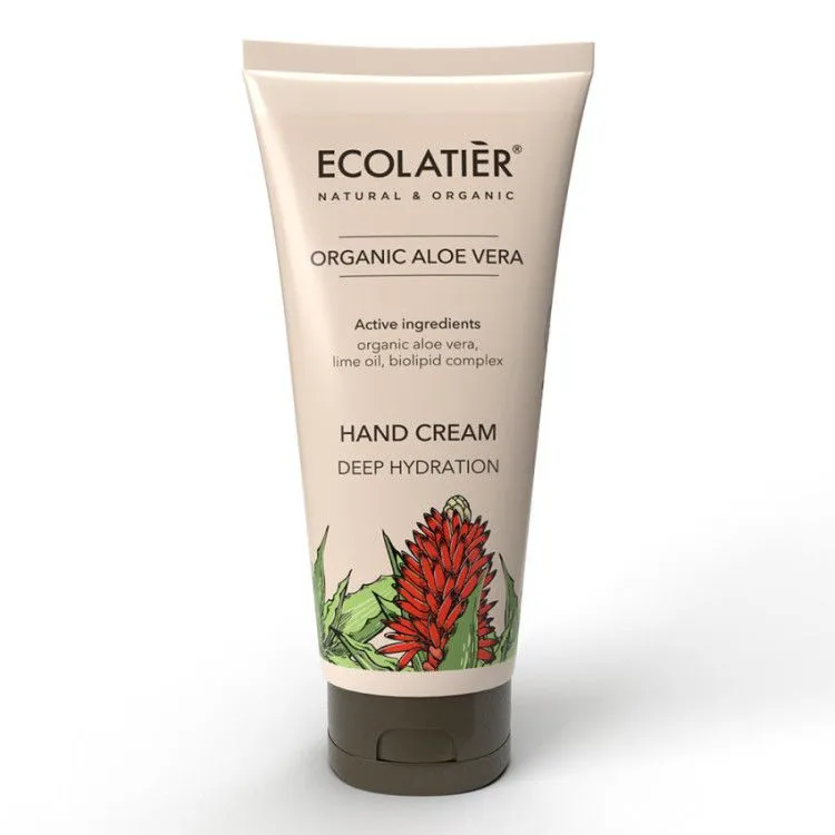 Crema de Manos Hidratación Profunda Aloe Vera BIO, Ecolatier