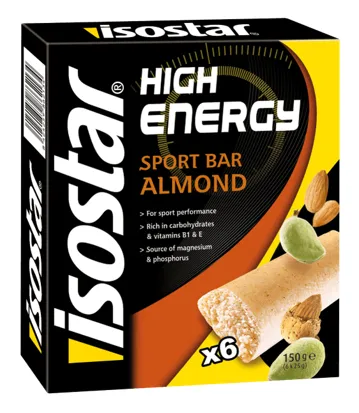 He almendra 6 x 25 g, Isostar
