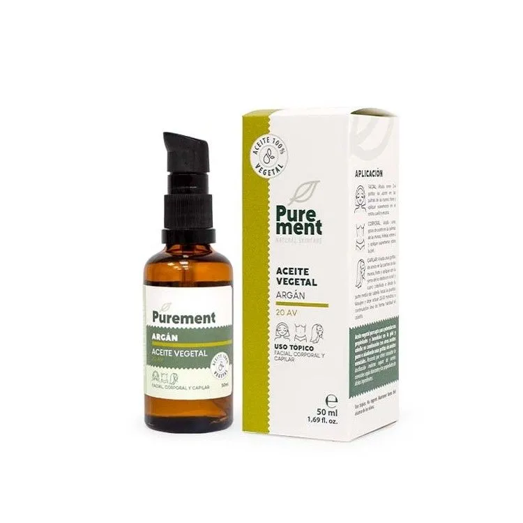 Óleo vegetal de Argão BIO 50 ml, Purement