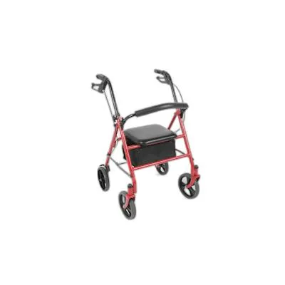 Rollator de acero teti rojo, Moretti