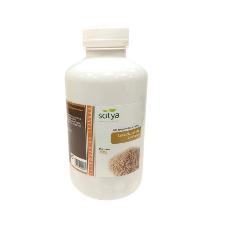 Levadura cerveza 500 mg 600 comprimidos, Sotya