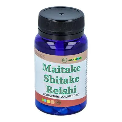 Maitake shitake reishi 30 cápsulas, Alfa Herbal