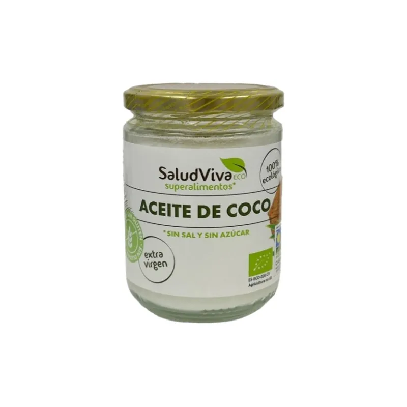 Organic coconut oil 350 ml, Salud Viva