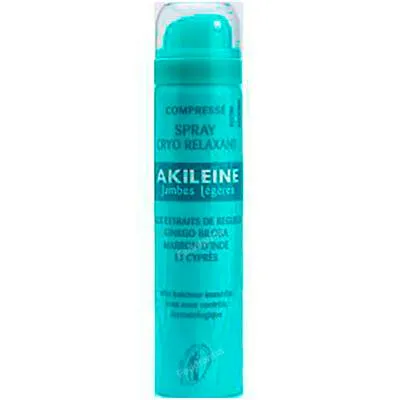 Spray cryo relajante piernas ligeras 75 ml, Akileine