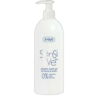 Sensitive gel limpiador rostro y cuerpo para pieles sensibles 400 ml, Ziaja
