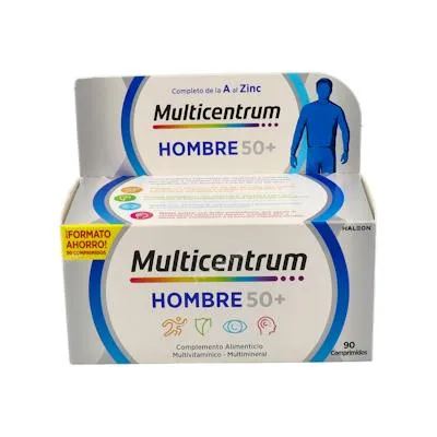 Hombre select 50+90 comprimidos, Multicentrum