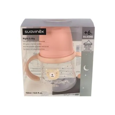 Biberão entrena asas boq sili +4 M 1 unidade 150 ml, Suavinex