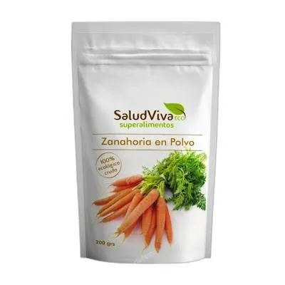 Zanahoria en polvo BIO 200 g, Salud Viva