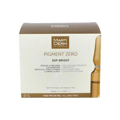 Dsp (despigmen) pigment zero bright 30 ampollas, Martiderm