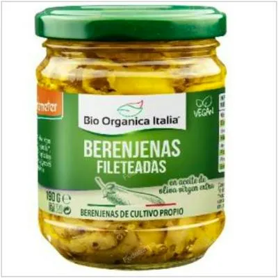 Berenjenas en aceite demeter 190 g, Bio Organica Italia