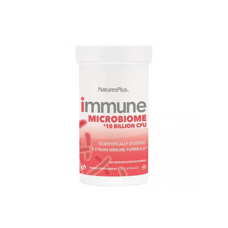 Immune microbiome 30 cápsulas, Natures Plus