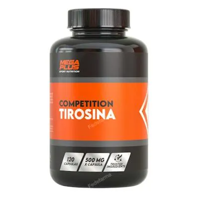 Tirosina competition 120 cápsulas, Mega Plus