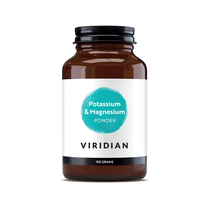 Potasio magnesio citrato polvo 150 g, Viridian