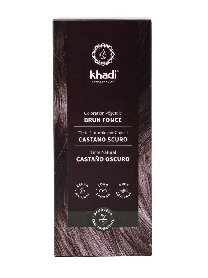 Tinte natural Castaño oscuro, Khadi