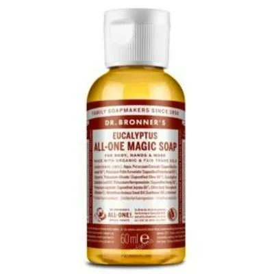 Jabón líquido eucalipto 60 ml, Dr. Bronner´s