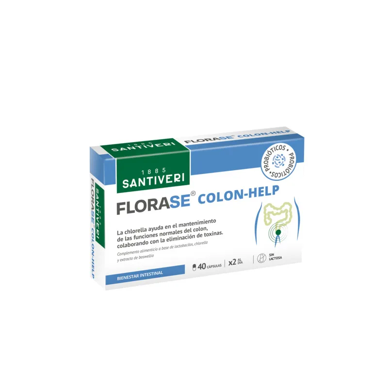 Florase colon-help 40 cápsulas, Santiveri