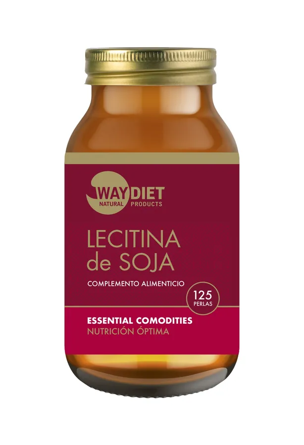 Lecitina de soja 125 perlas, Waydiet