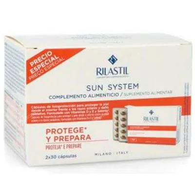 Ril duplo sun system oral 2 x 30 cápsulas, Rilastil