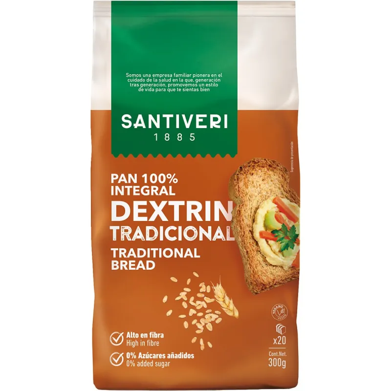 Pan dextrin tradicional 300 g, Santiveri