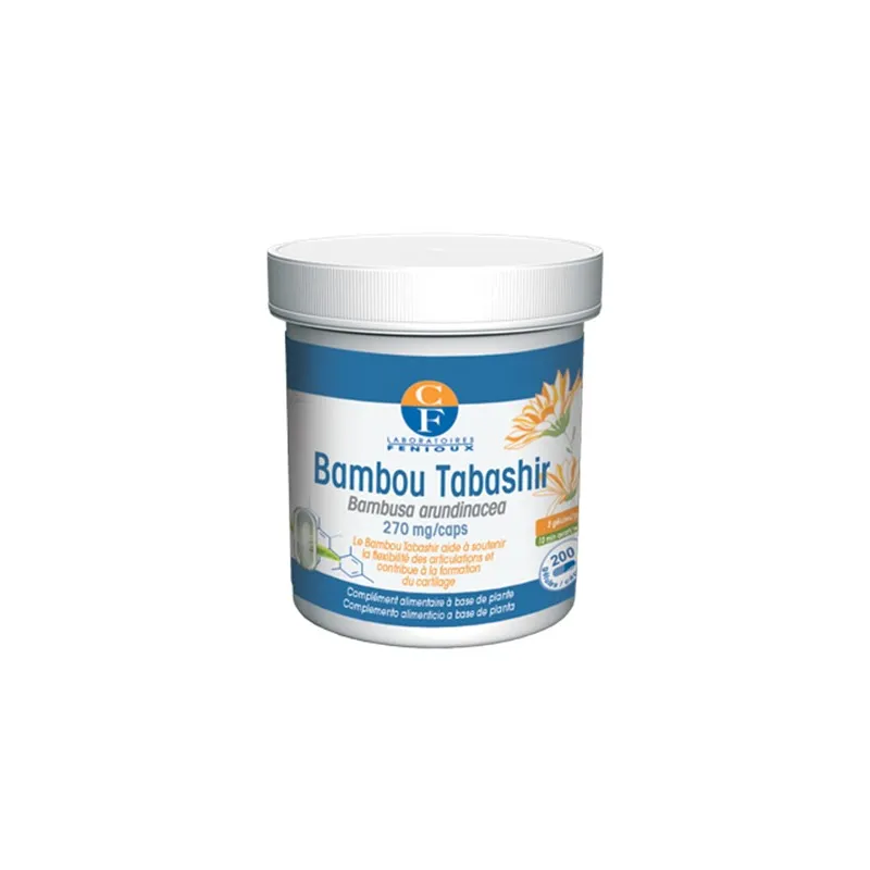 Bambu tabashir 270 mg 200 cápsulas, Fenioux