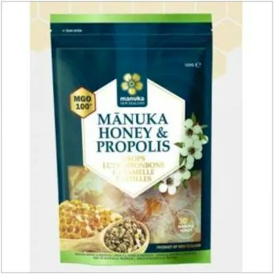 Manuka honey MGO 100+ propolis candies 120 g, Manuka New Zealand