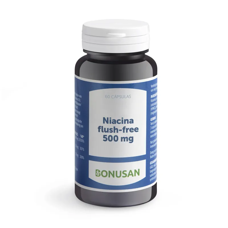 Niacina flush-free plus 500 mg 60 cápsulas, Bonusan