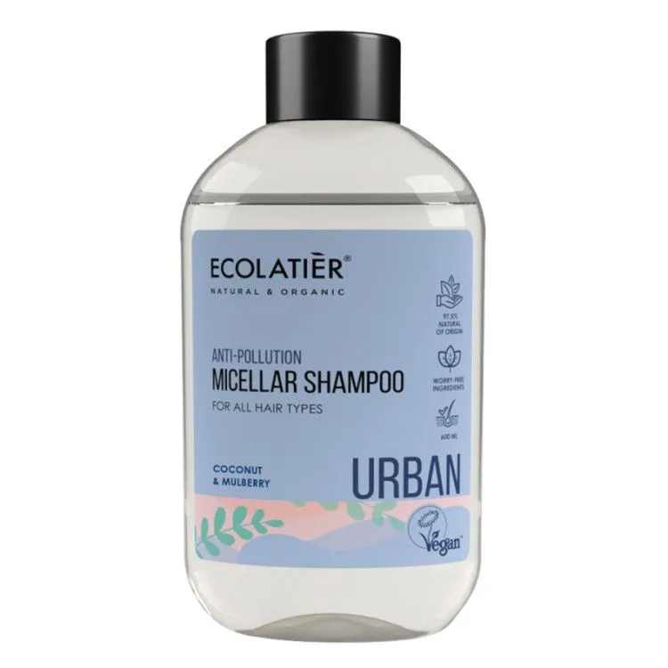 Mizellares Anti-Pollution-Shampoo für alle Haartypen, Ecolatier