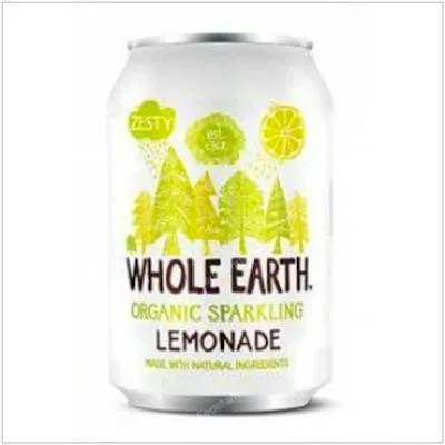 Refresco de limón sin azúcar BIO 330 ml, Whole Earth