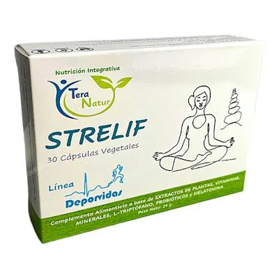 Strelif 30 cápsulas vegetales, Teranatur
