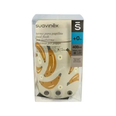 Termo papillero platanos col beig, Suavinex