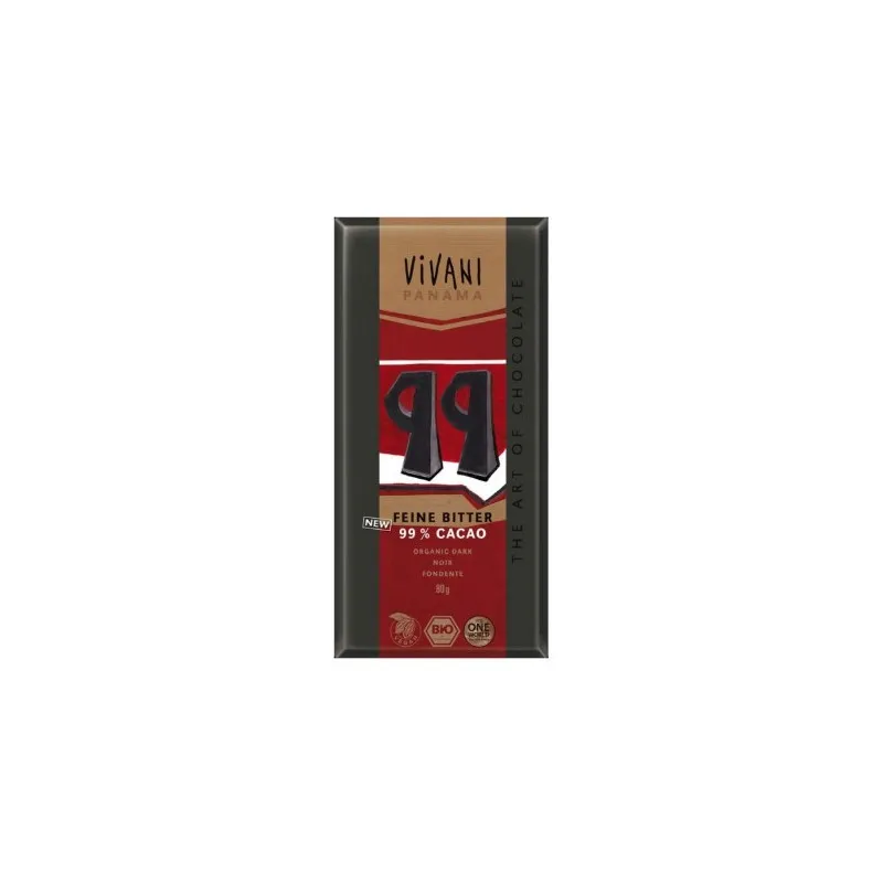 Chocolate negro 99% vivavi tab, Vivani