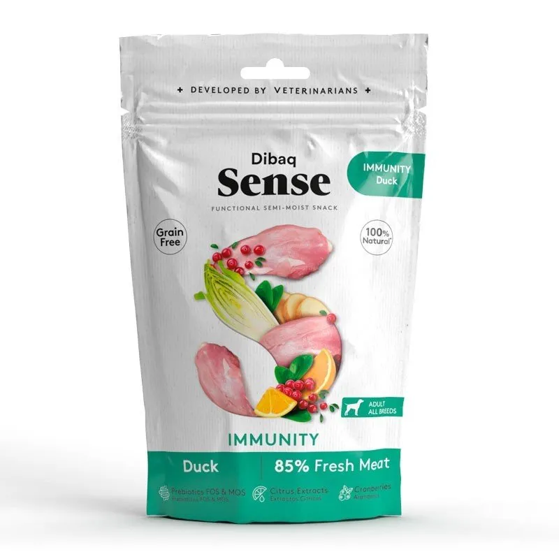 Dibaq sense immunity anatra cane cucciolo snack 100 g, Dibaq Vet