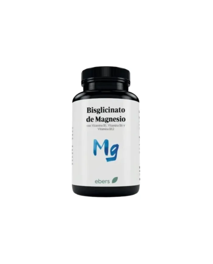 Bisglicinato magnesio 60 cápsulas, Ebers