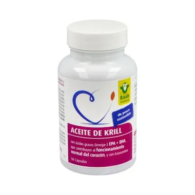 Krillolie forte zonder gluten 50 capsules, Raab Vitalfood