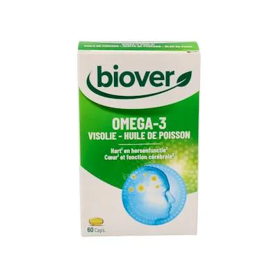 Ómega 3 (óleo de peixe) 60 pérolas, Biover