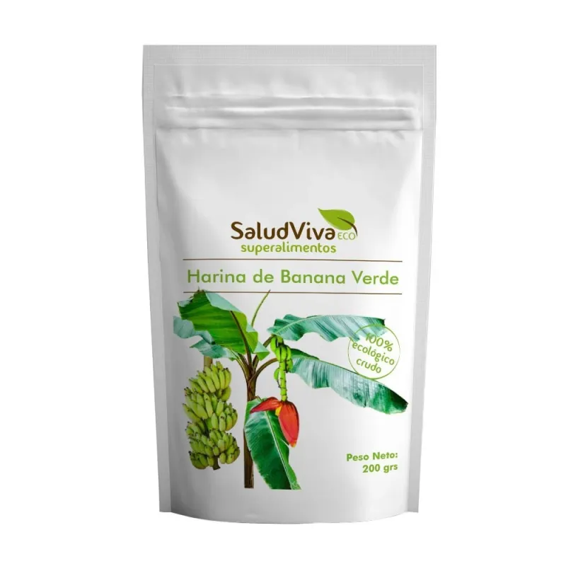 Harina banana verde 200 g, Salud Viva