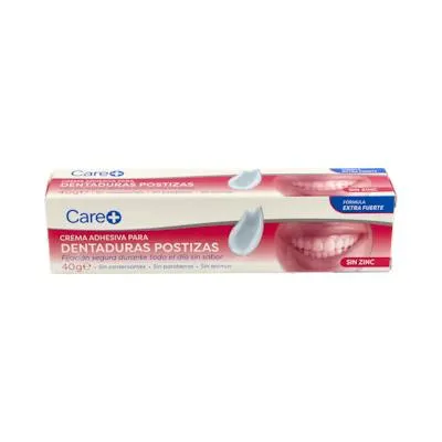 Crema adhesiva stada neutra 40 g, Care+