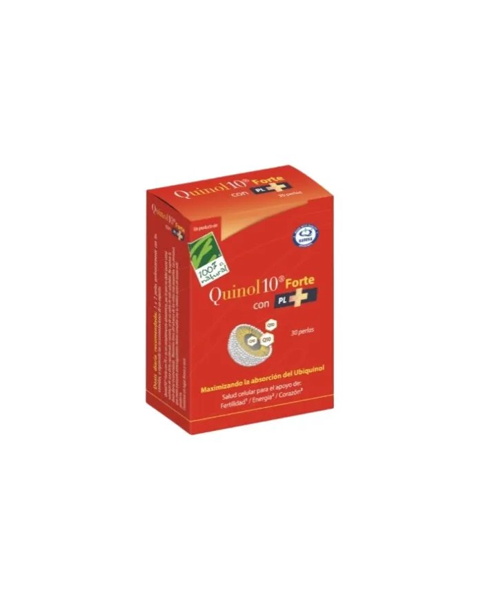 Quinol10 forte met pl 100%natuurlijk 30 parels, 100% Natuurlijk