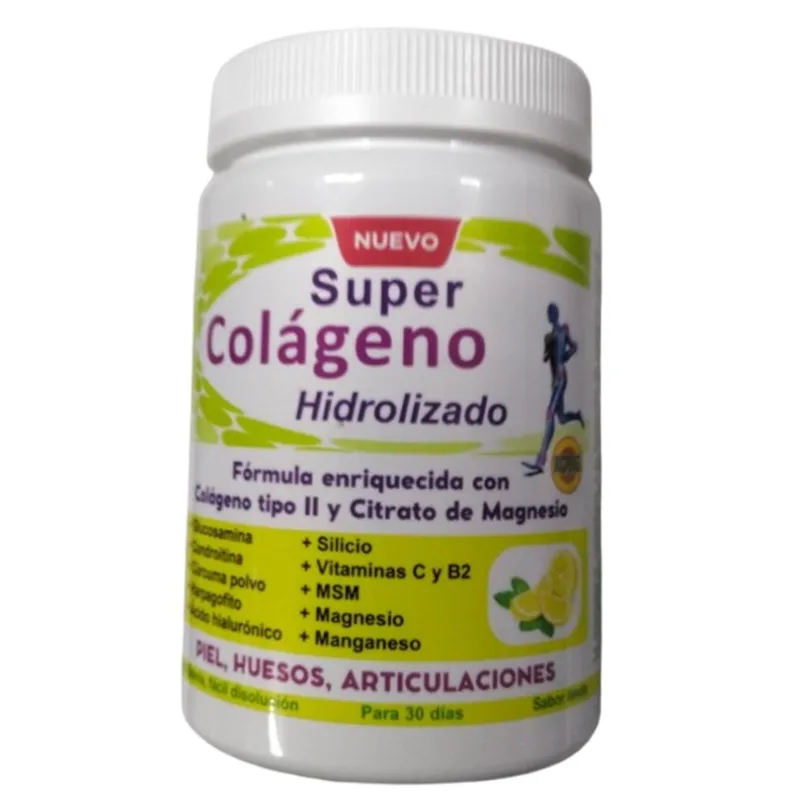 Super colágeno hidrolizado sabor limón 300 g, Robis