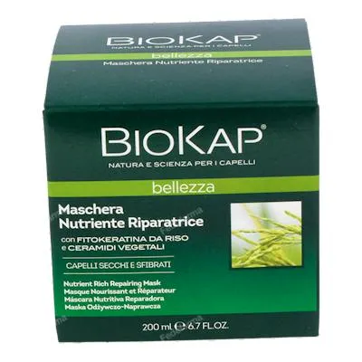 Mascarilla nutritiva reparadora 200 ml, Biokap