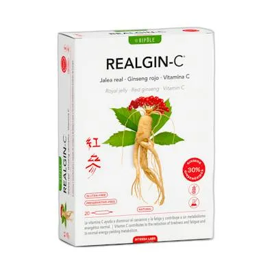 Bipole realgin C (Gelée royale + Ginseng + Vitamin C) 20 Ampullen, Intersa