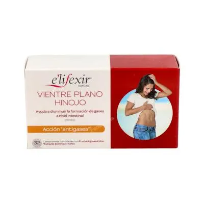 Salud vientre plano hinojo 32 comprimidos, Elifexir