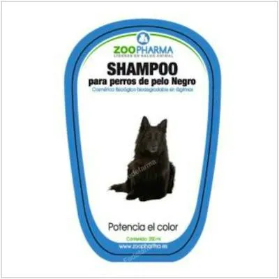 Zoopharma Veterinaria champô pelo negro perros 250 ml, Zoopharma Vet